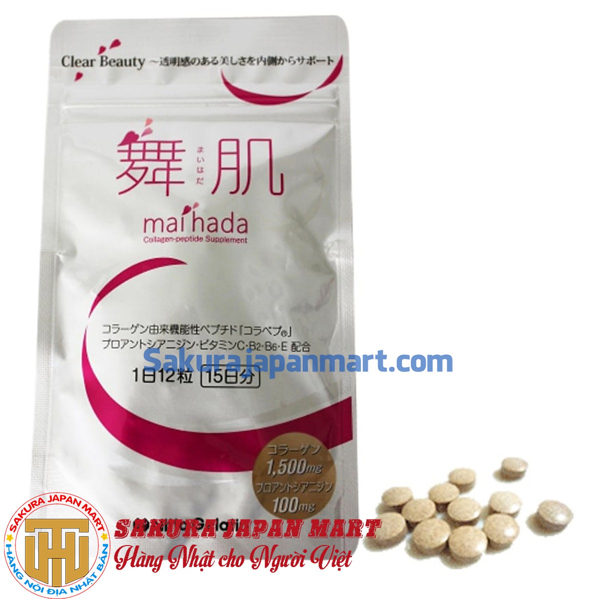 Viên uống bổ sung Collagen Maihada 180 viên